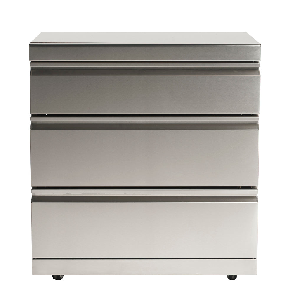 3 Drawer Cabinet Stainless Steel